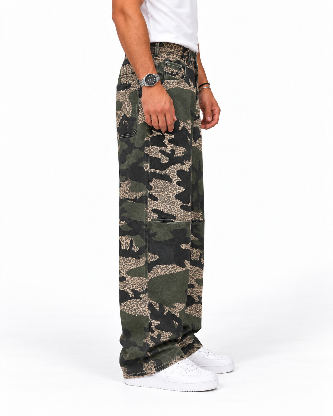 Jeans Mimetic Verde - lato