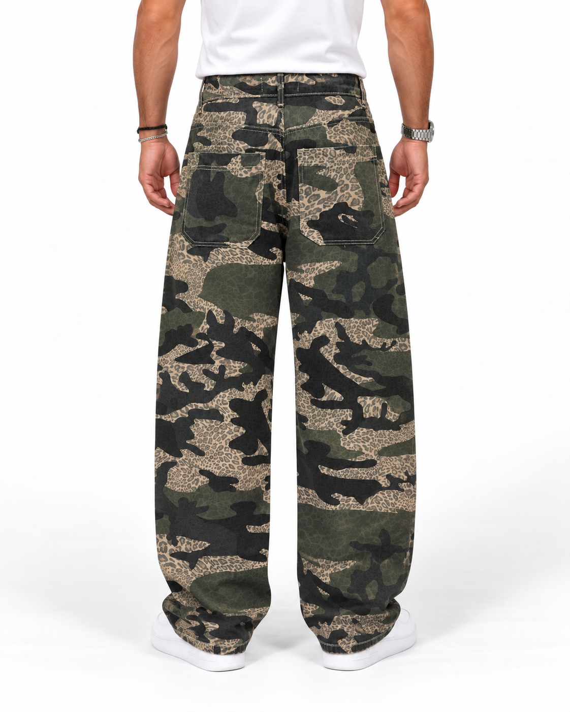 Jeans Mimetic Verde - retro