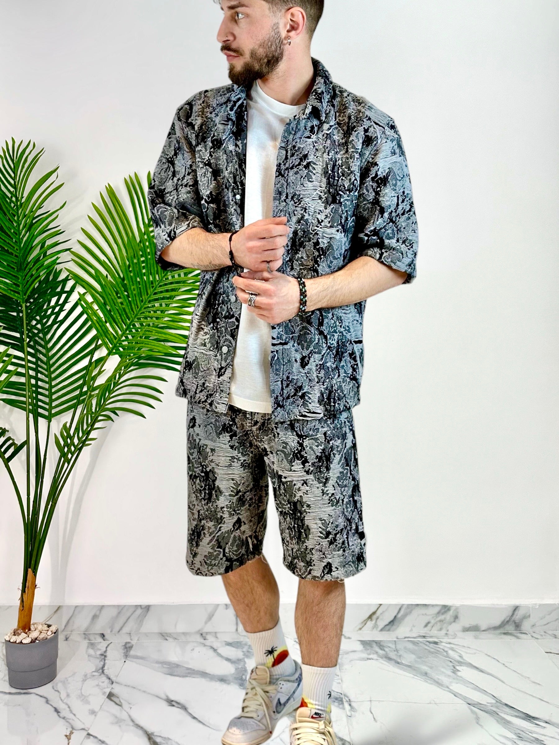 COORDINATO BLACK DENIM