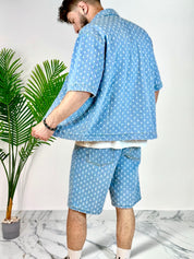 COORDINATO SHORTED DENIM
