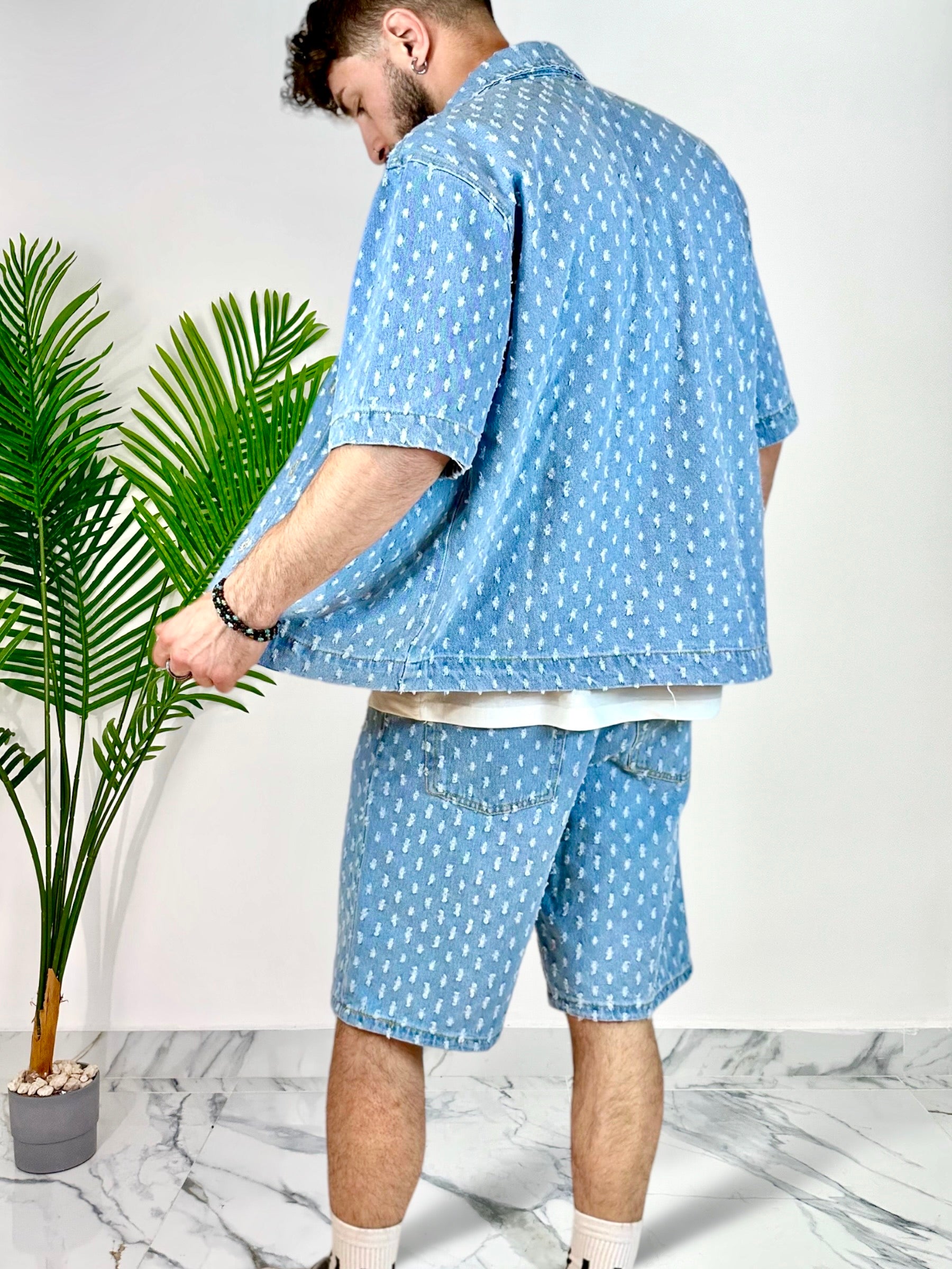 COORDINATO SHORTED DENIM