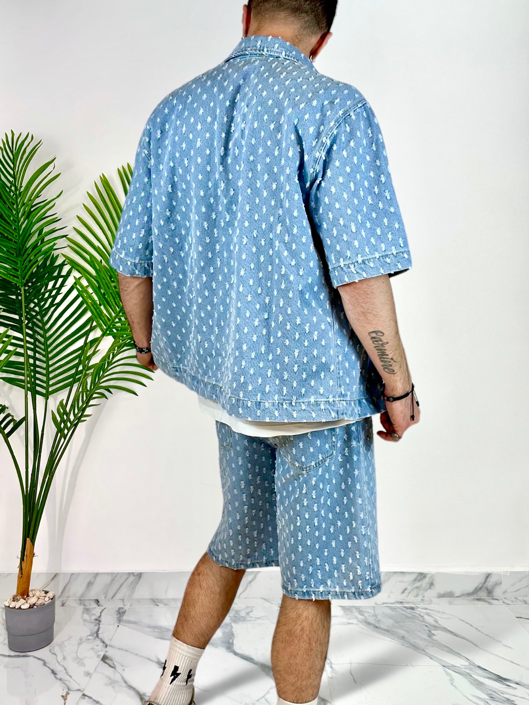 COORDINATO SHORTED DENIM