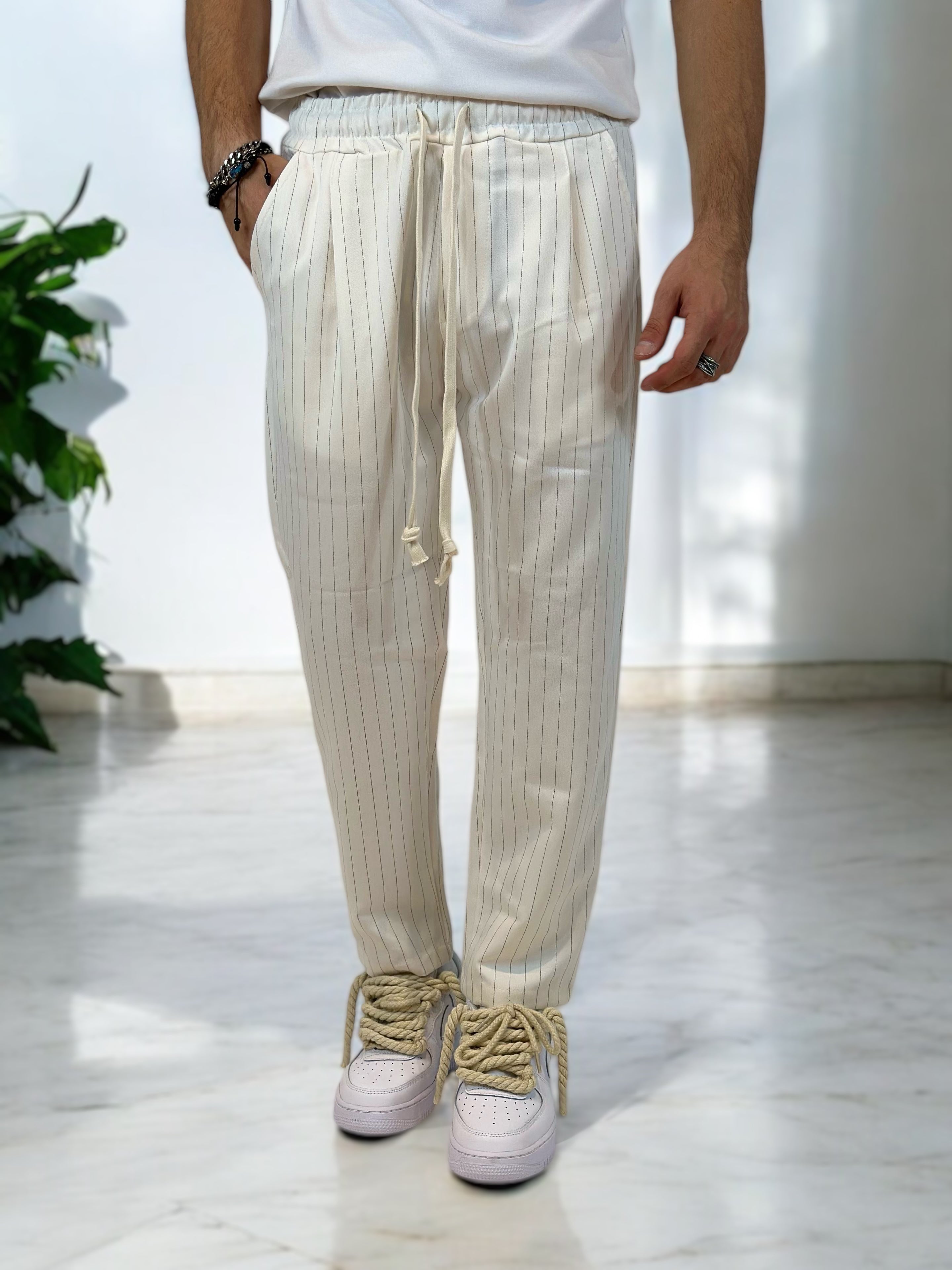 PANTALACCIO RIGATO PU3376