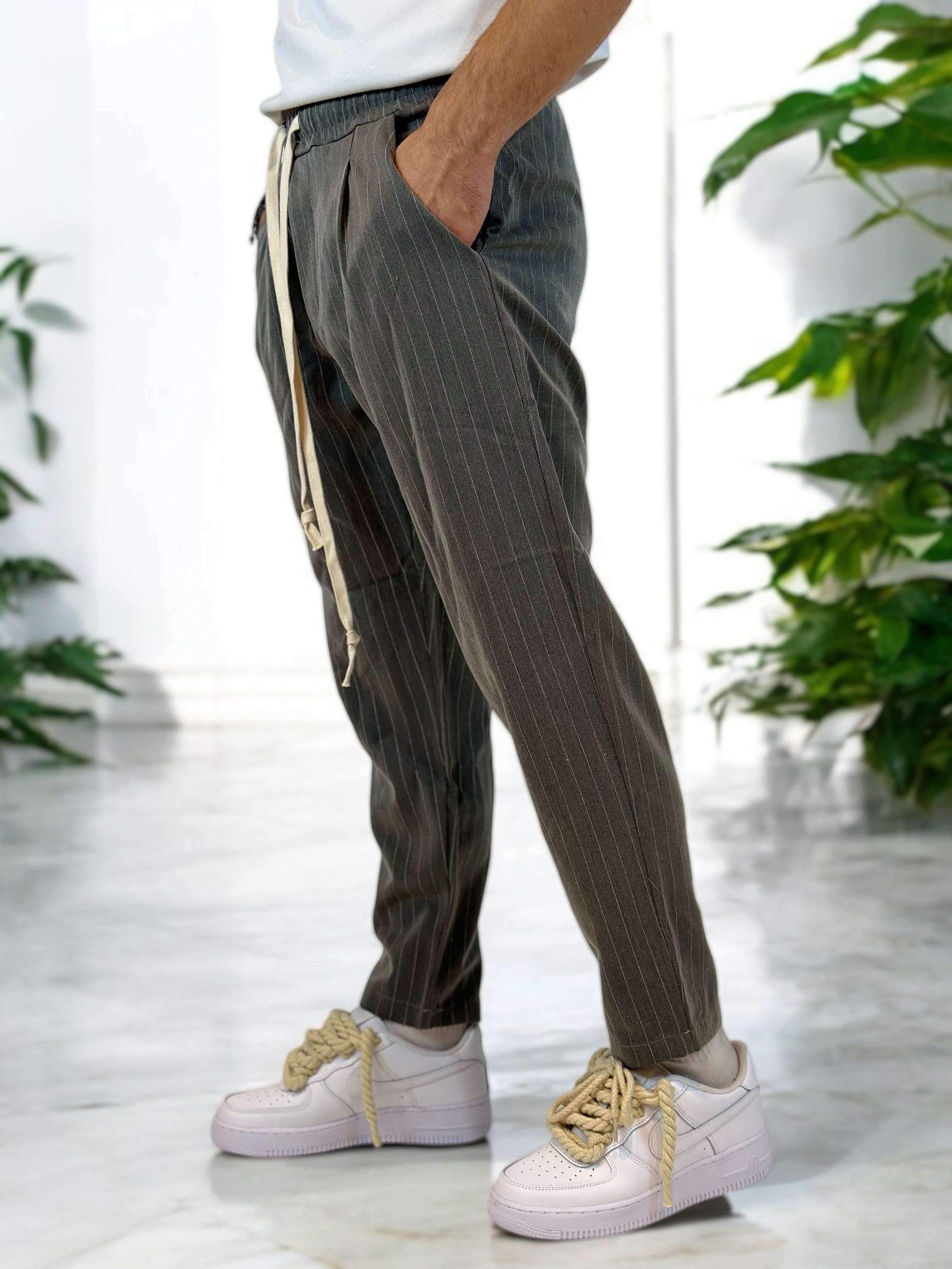 PANTALACCIO RIGATO PU3376