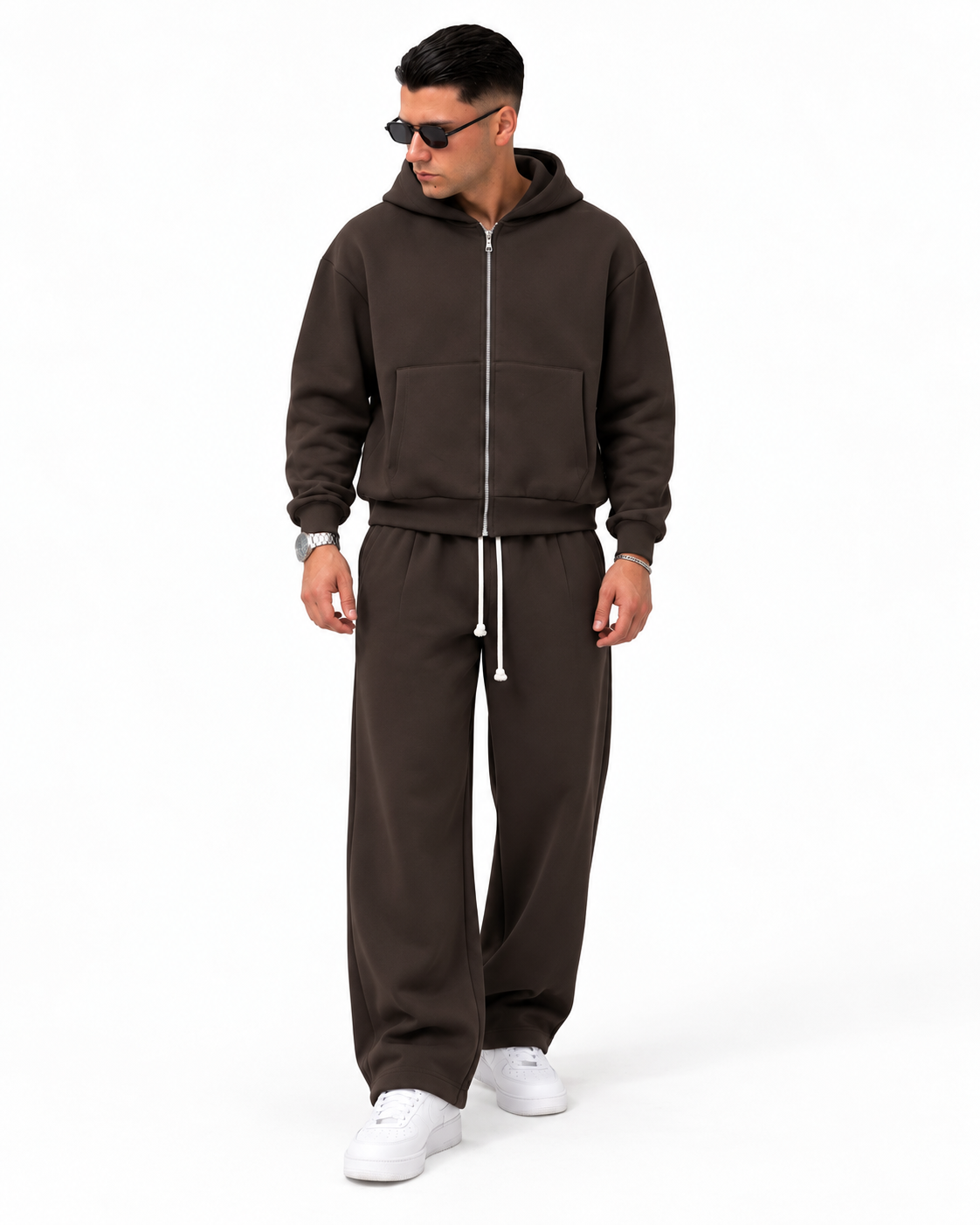 Tuta Scuba Baggy Zip Moro - fronte