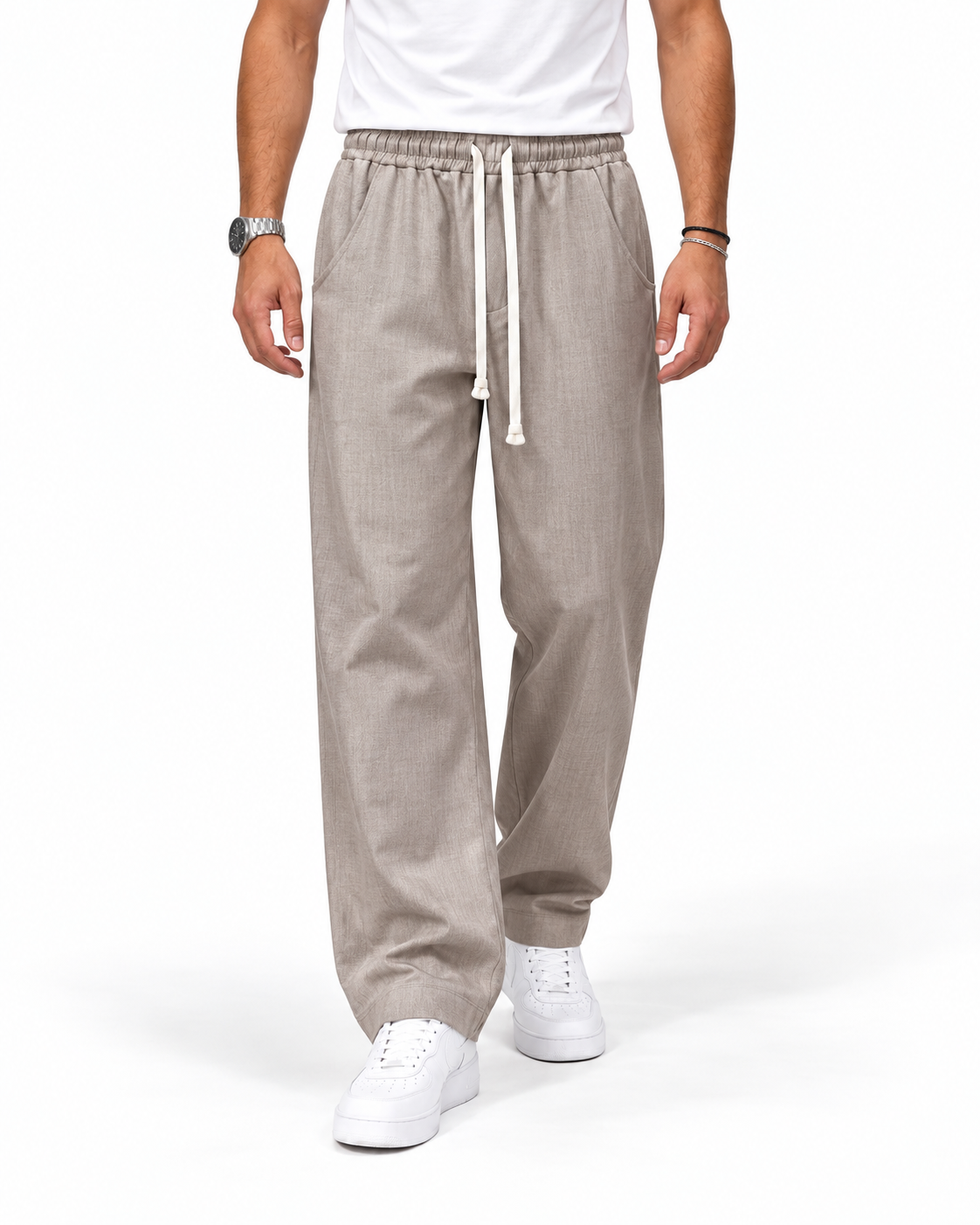 Pantalone WB Tortora - fronte