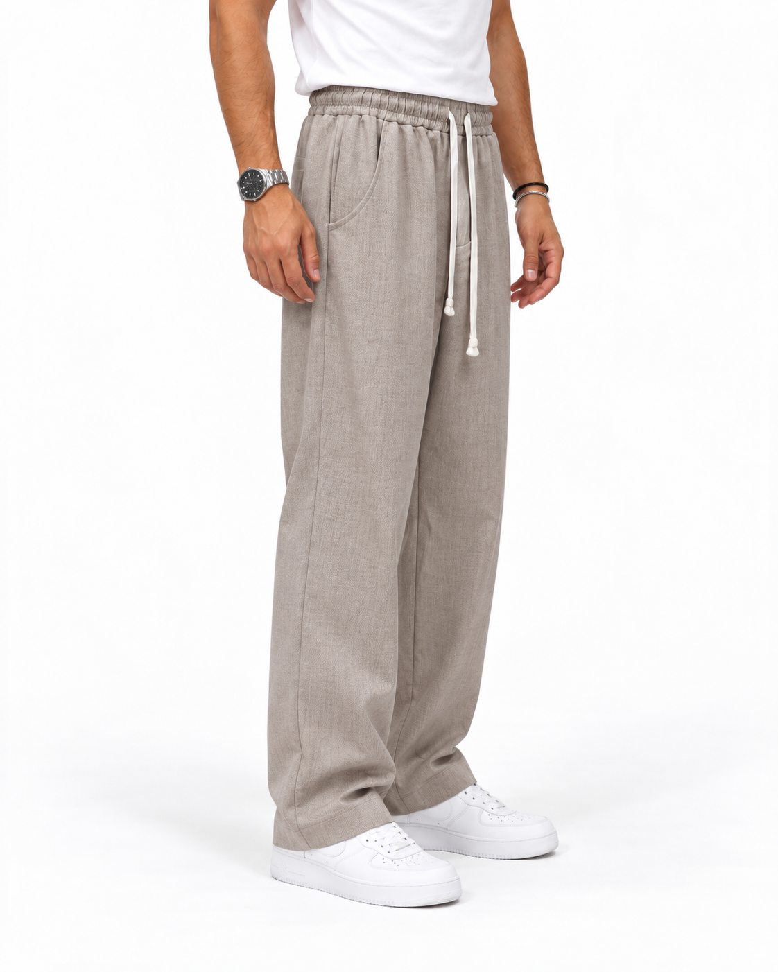 Pantalone WB Tortora - lato