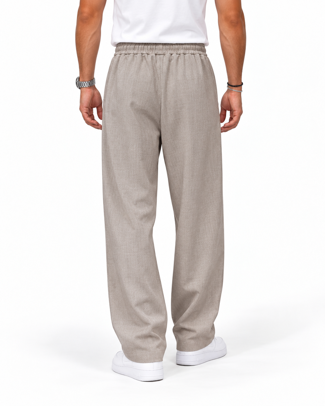 Pantalone WB Tortora - retro