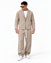 Abito Monopetto Beige fronte