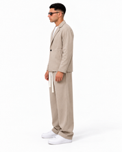 Abito Monopetto Beige lato