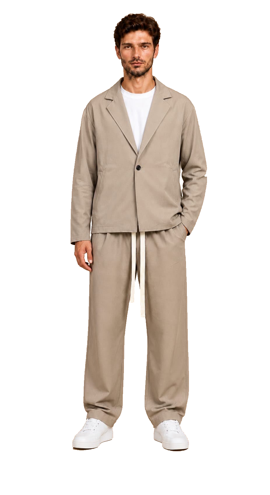 Abito Monopetto Beige originale scontornato