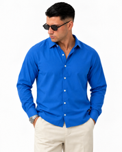 CAMICIA BASIC IN VISCOSA