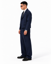 COMPLETO BROOKLYN Blu navy lato rifatto