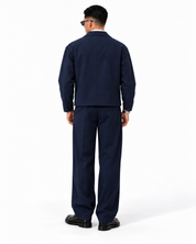 COMPLETO BROOKLYN Blu navy retro rifatto
