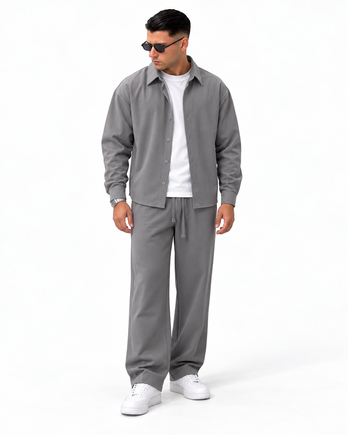 Coordinato Urban Grigio, fronte sul modello