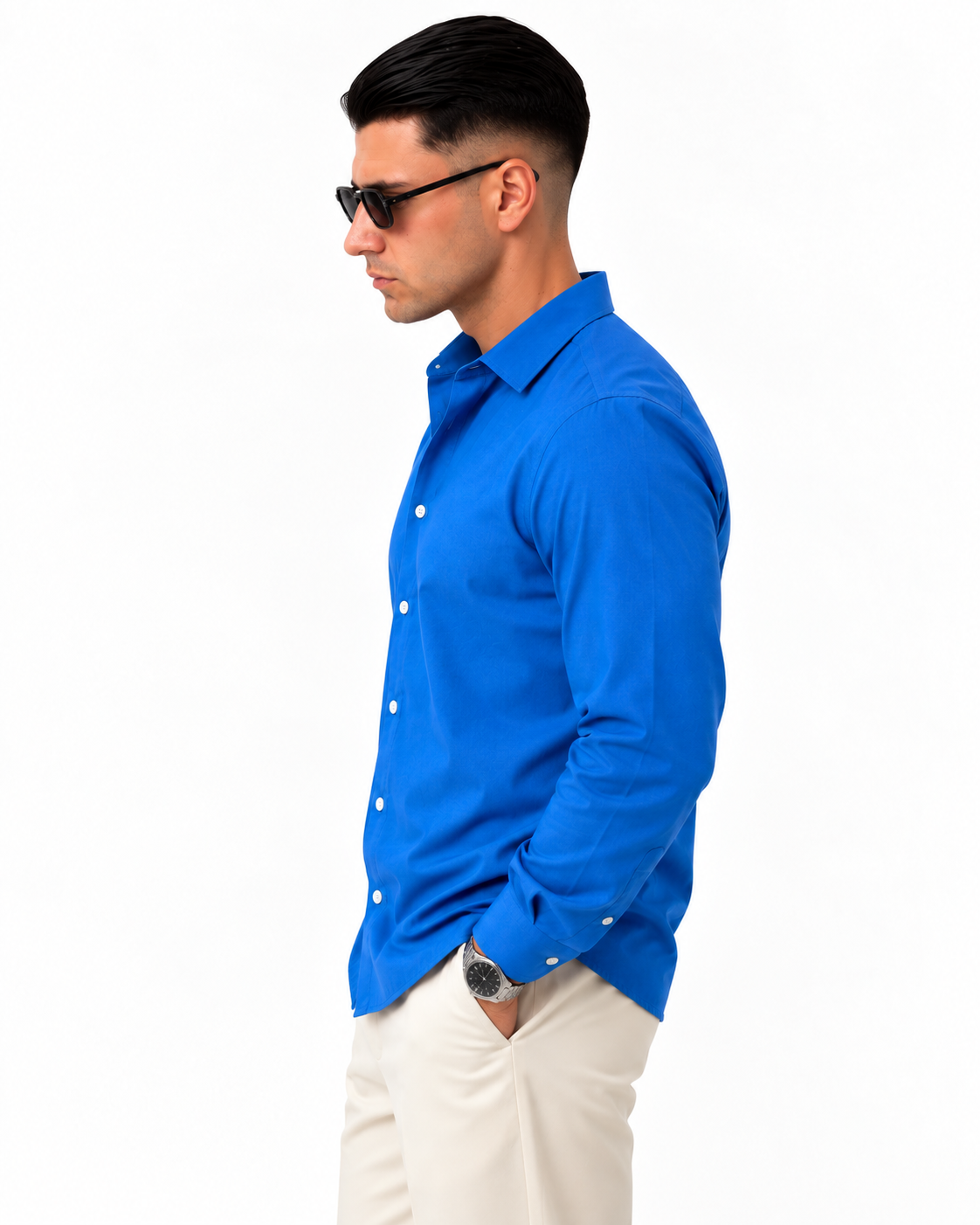 CAMICIA BASIC IN VISCOSA