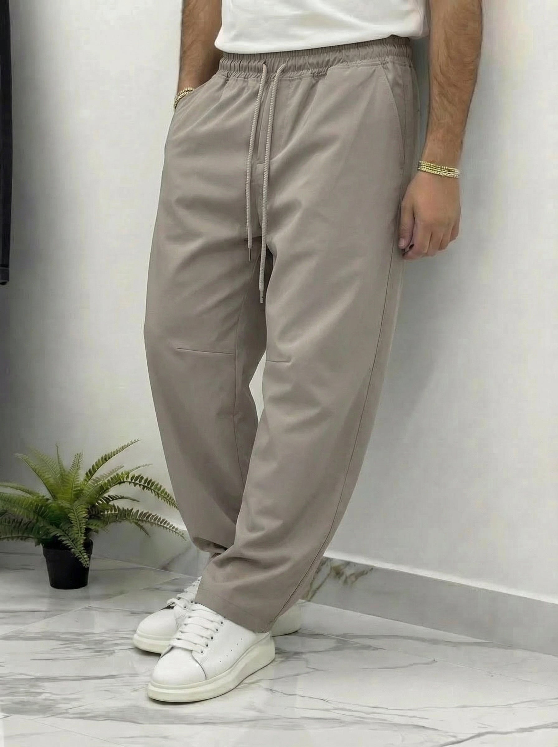 PANT BAGGY IN TESSUTO TECNICO