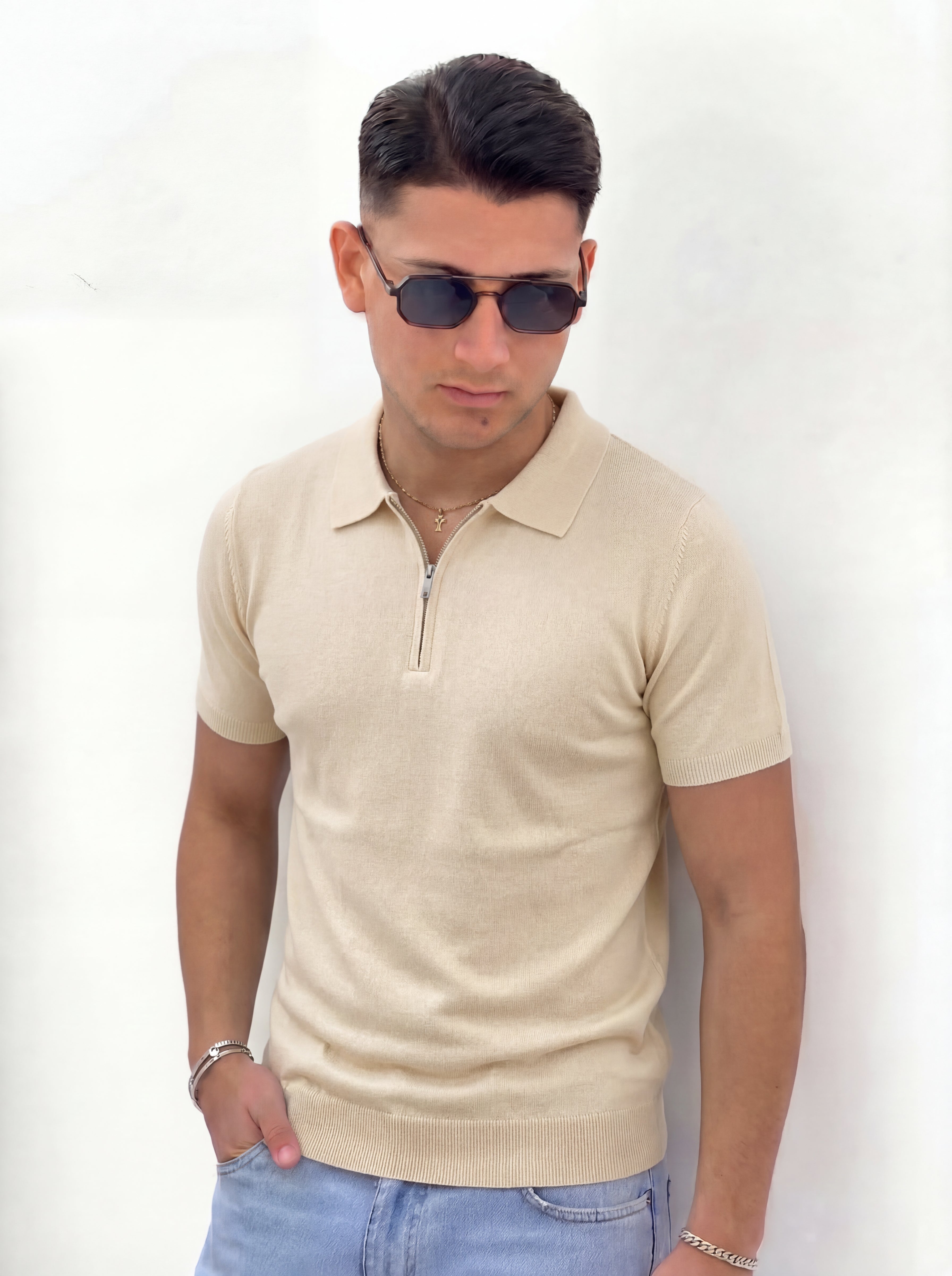 POLO CON ZIP PREMIUM