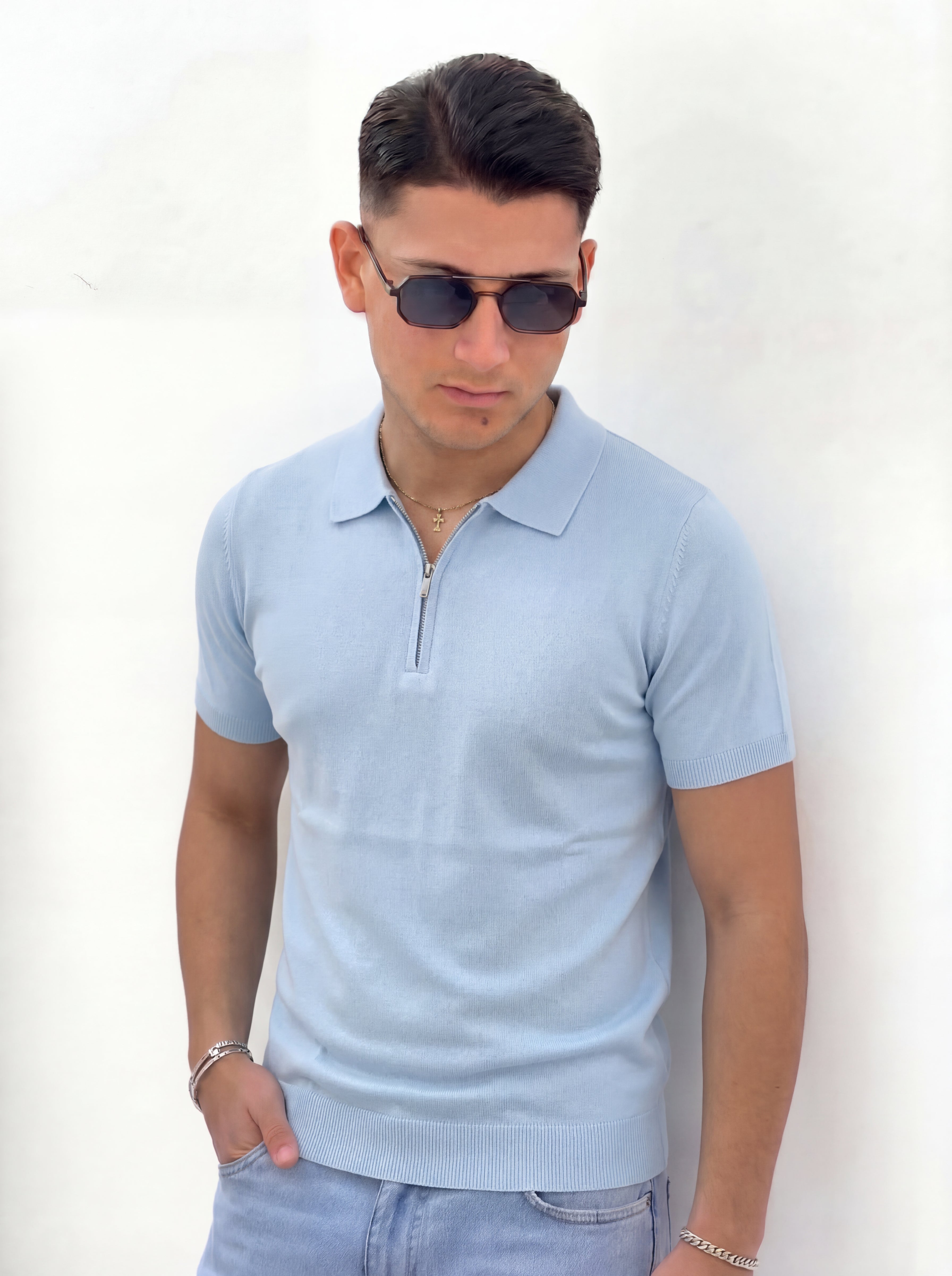 POLO CON ZIP PREMIUM