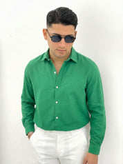 CAMICIA BASIC IN VISCOSA