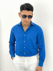 CAMICIA BASIC IN VISCOSA