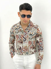 CAMICIA GREEK IN VISCOSA