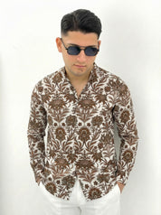 CAMICIA IN VISCOSA FANTASIA TATOO