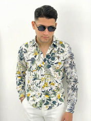CAMICIA IN LINO FANTASIA AK729
