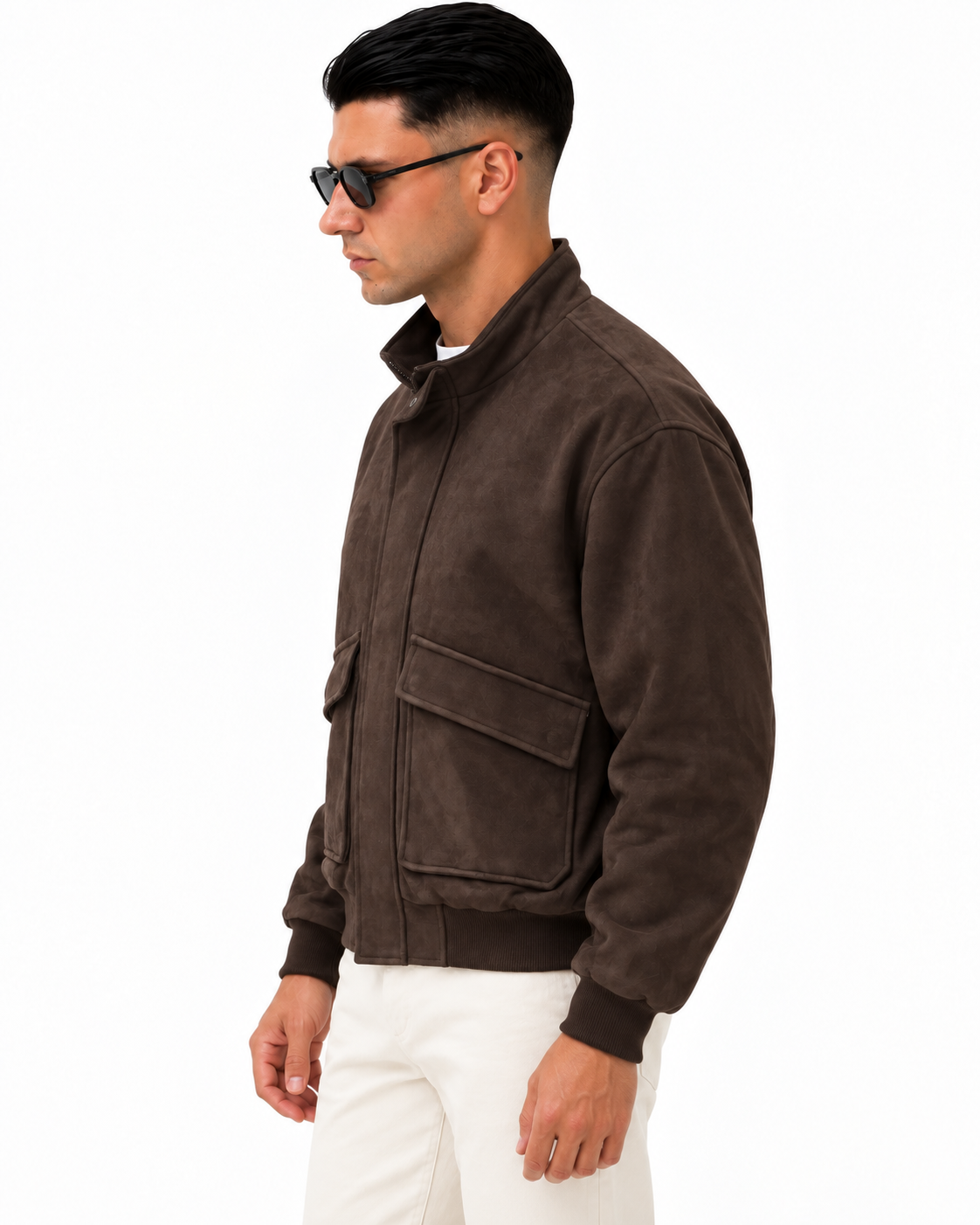 Giacca Velluto Marrone lato