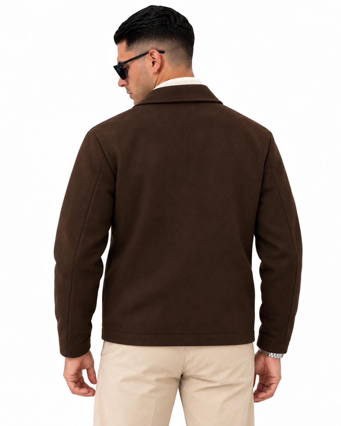 Giacca Elegance Marrone, vista retro