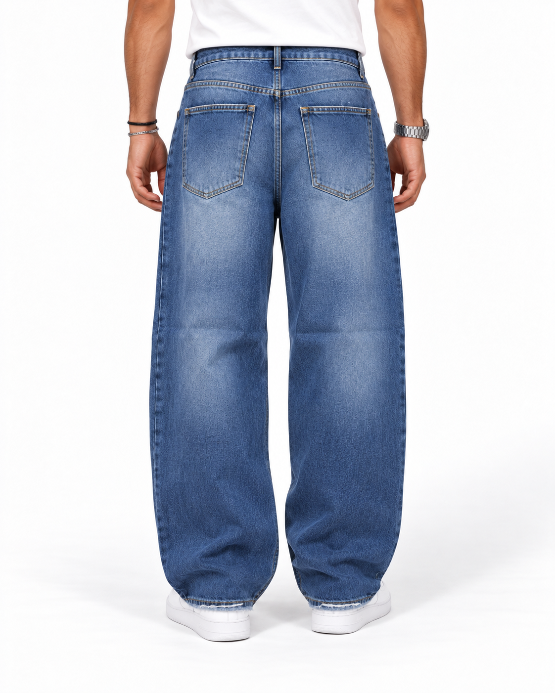 Jeans Bronx Blu, retro ricostruito
