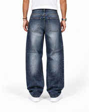 Jeans Harlem Blu, retro ricostruito
