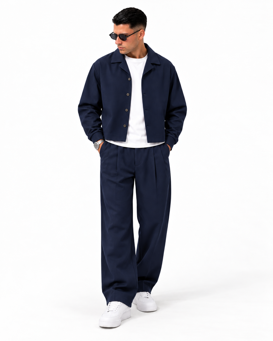 COMPLETO LIBERTY Blu navy fronte rifatto