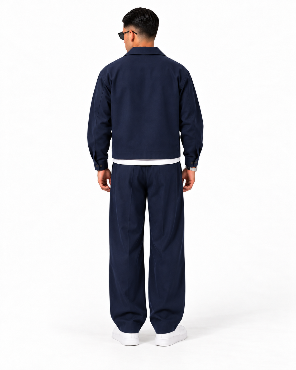 COMPLETO LIBERTY Blu navy retro rifatto