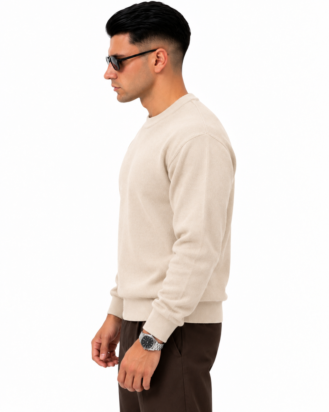 Maglioncino in filo Beige lato