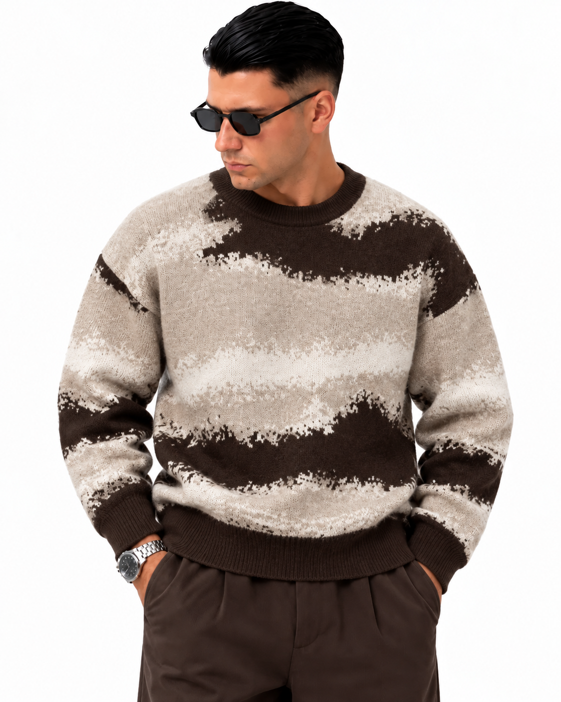 Maglione Artic Beige fronte