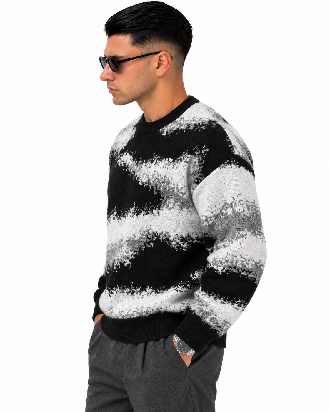 Maglione Artic Nero lato