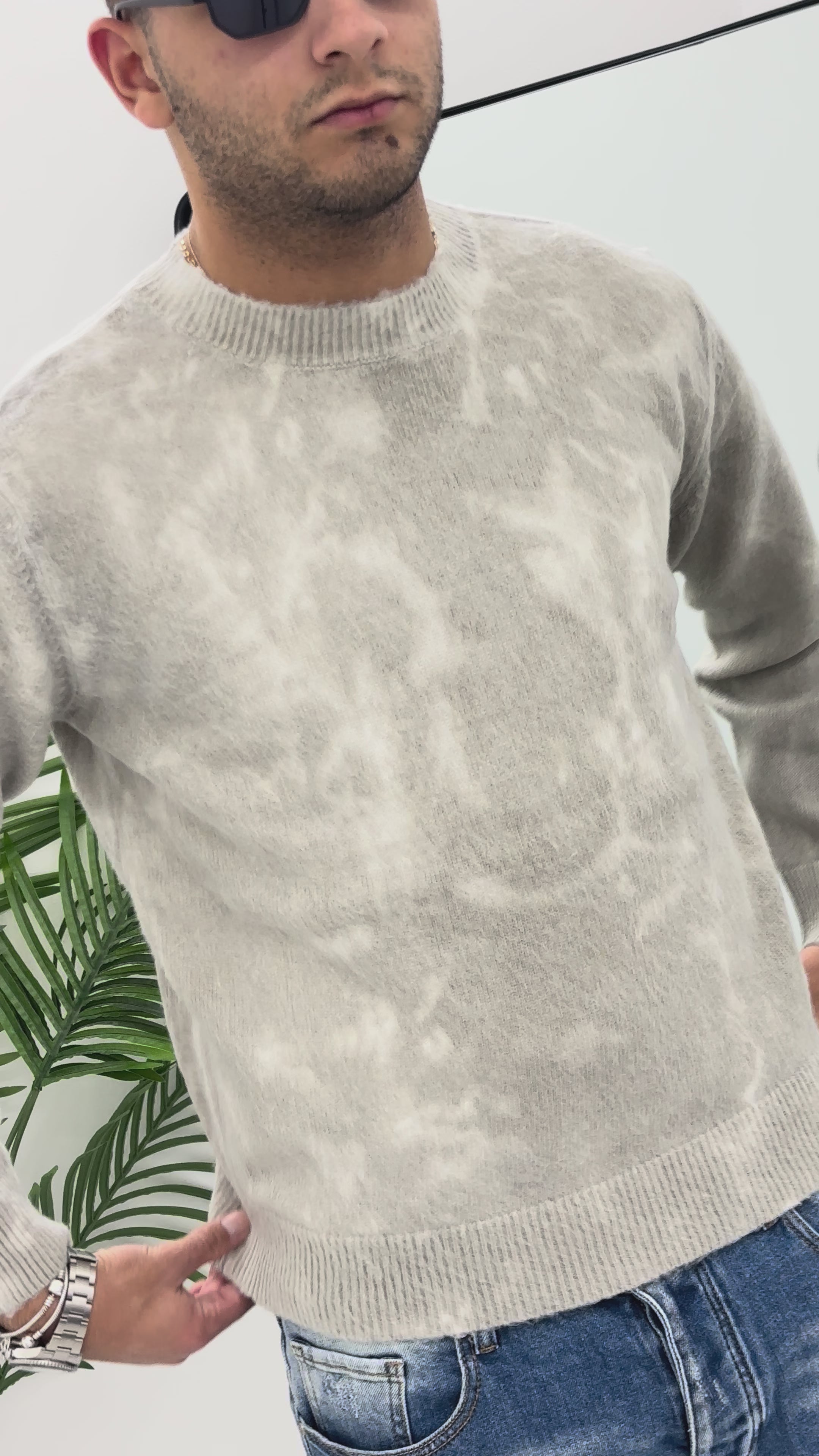 MAGLIONCINO EFFETTO SPAZZOLATO