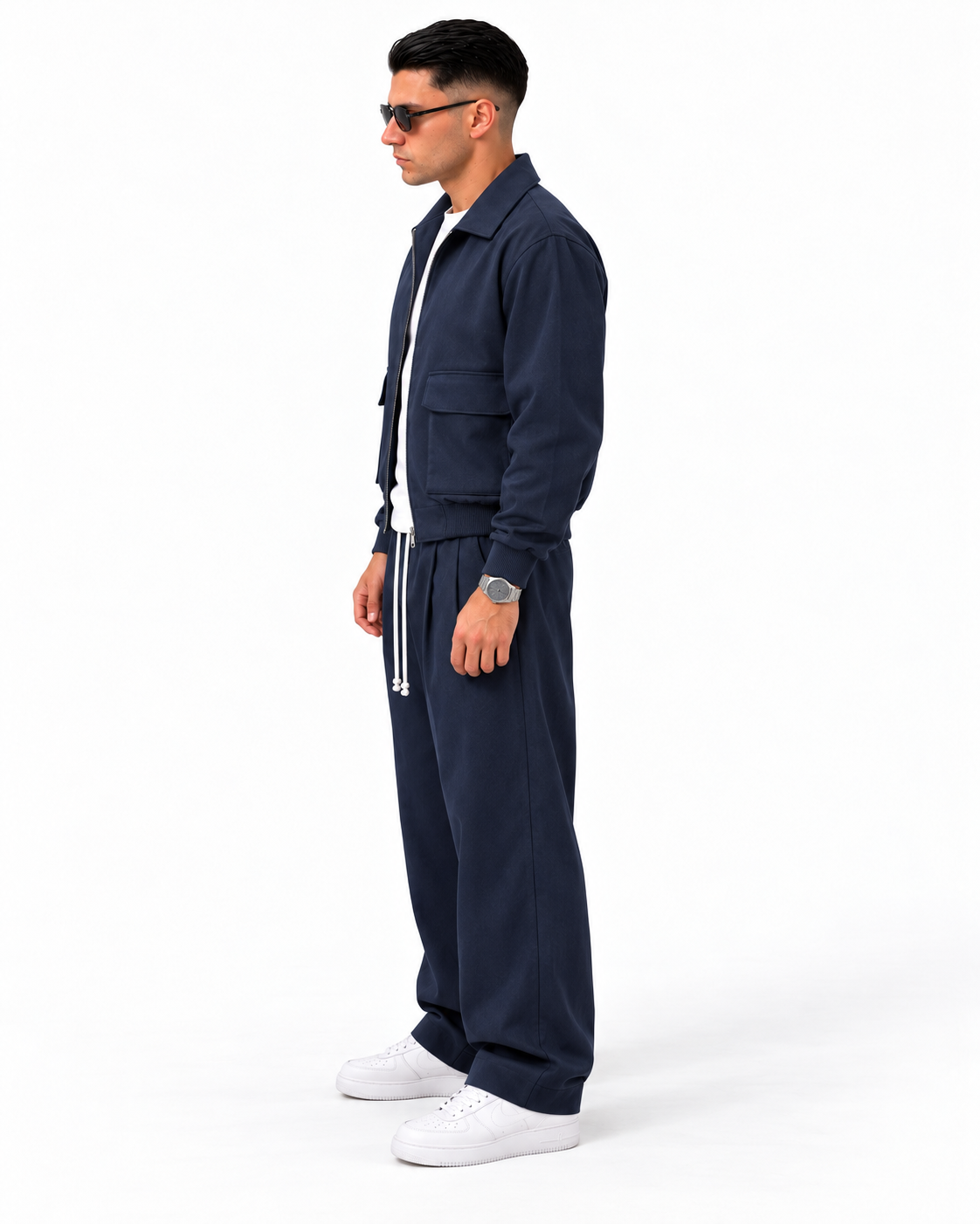 COMPLETO SAINT TROPEZ Blu navy lato rifatto