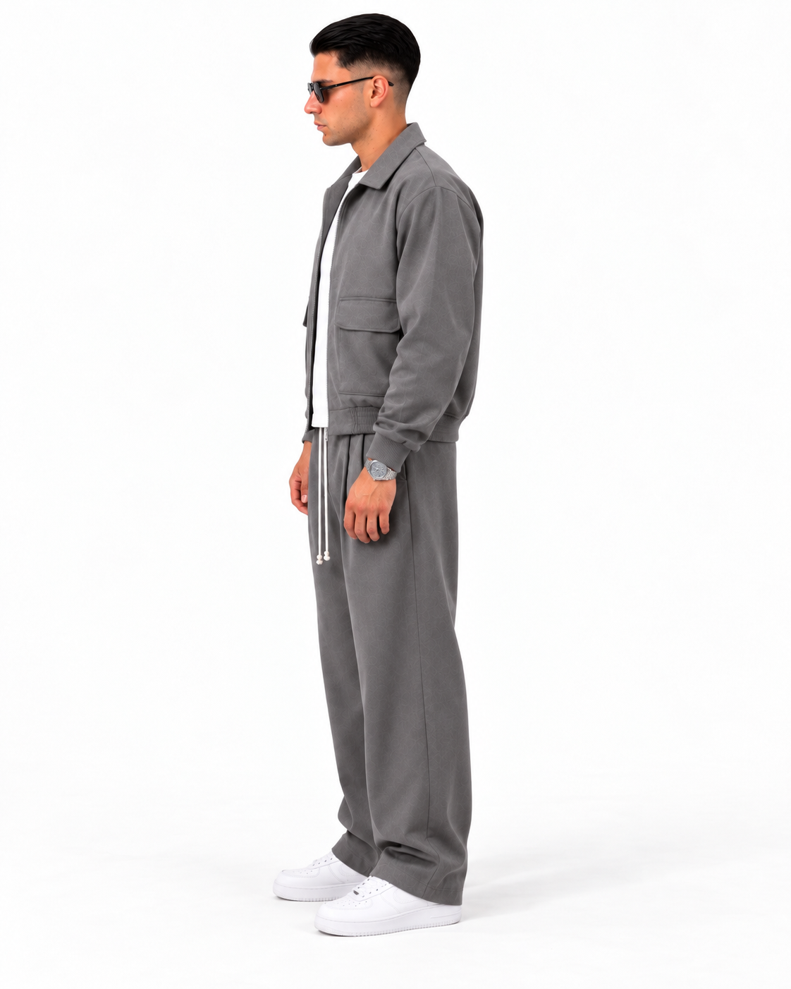 COMPLETO SAINT TROPEZ Grigio lato rifatto