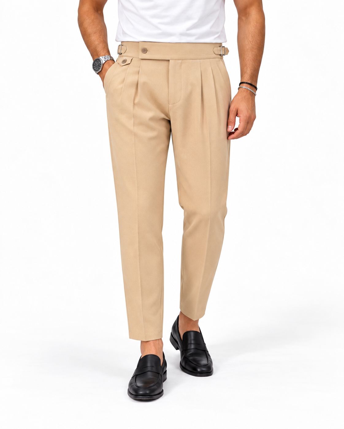 Pantalone Sartoriale ZP69 Beige, fronte