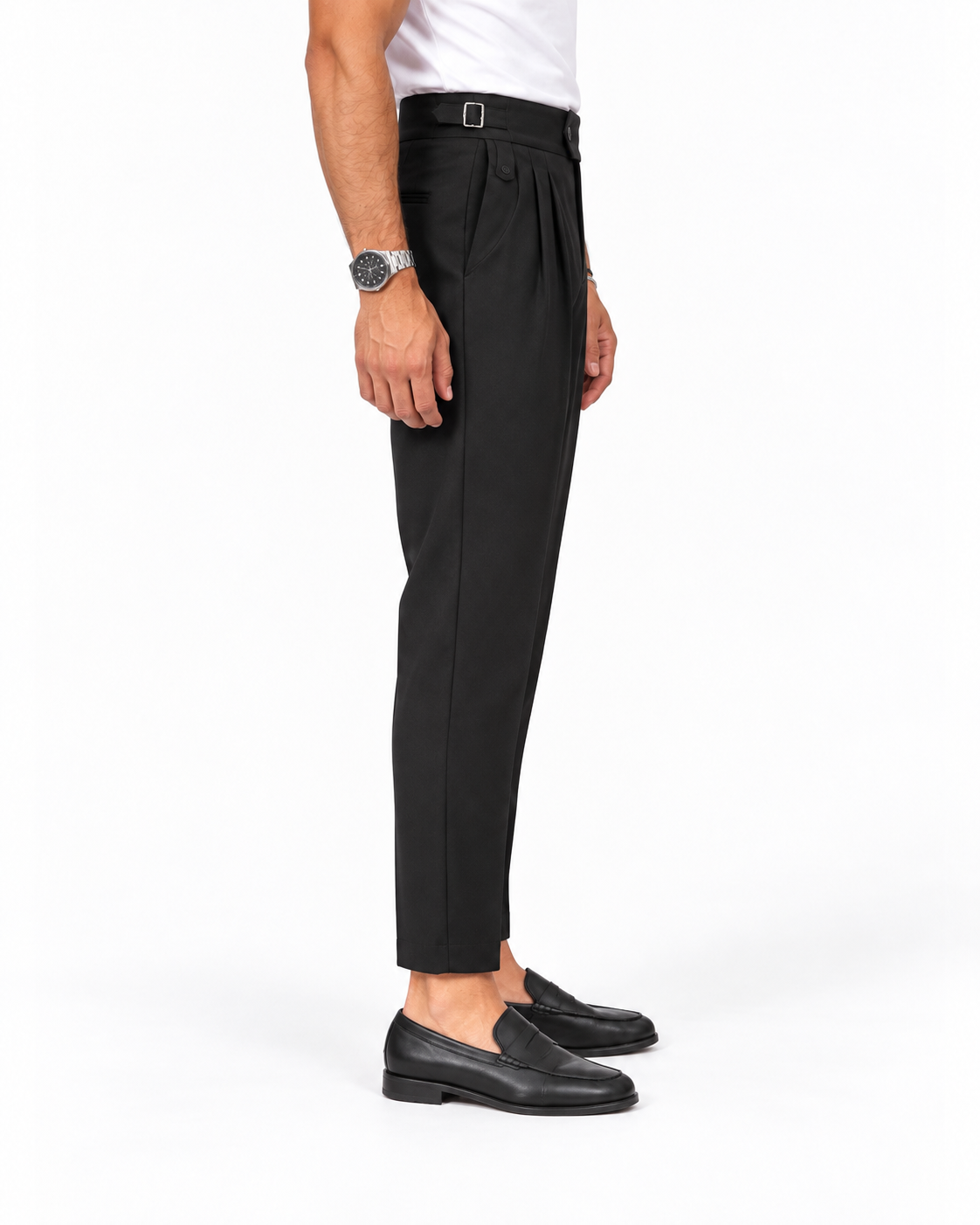 Pantalone Sartoriale ZP69 Nero, lato ricostruito
