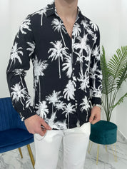 CAMICIA PALM IN VISCOSA