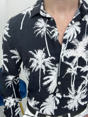 CAMICIA PALM IN VISCOSA