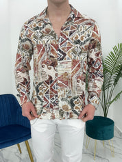 CAMICIA GREEK IN VISCOSA