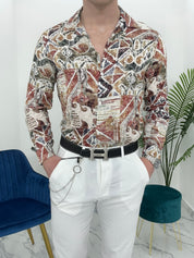 CAMICIA GREEK IN VISCOSA