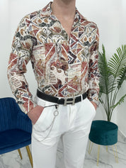 CAMICIA GREEK IN VISCOSA