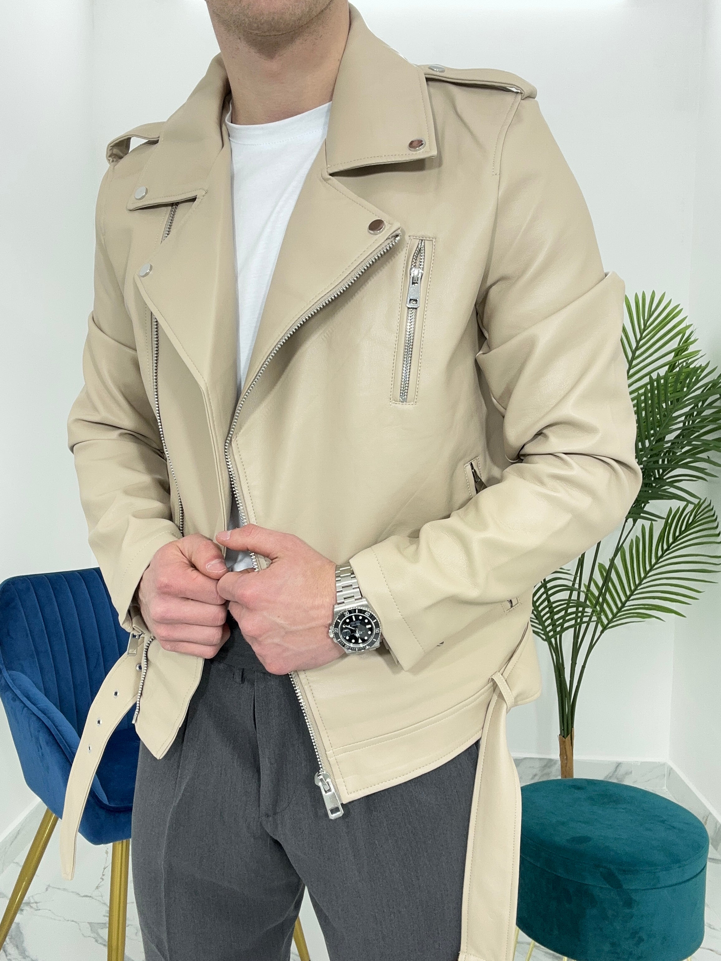 CHIODO ECOPELLE - COL.BEIGE