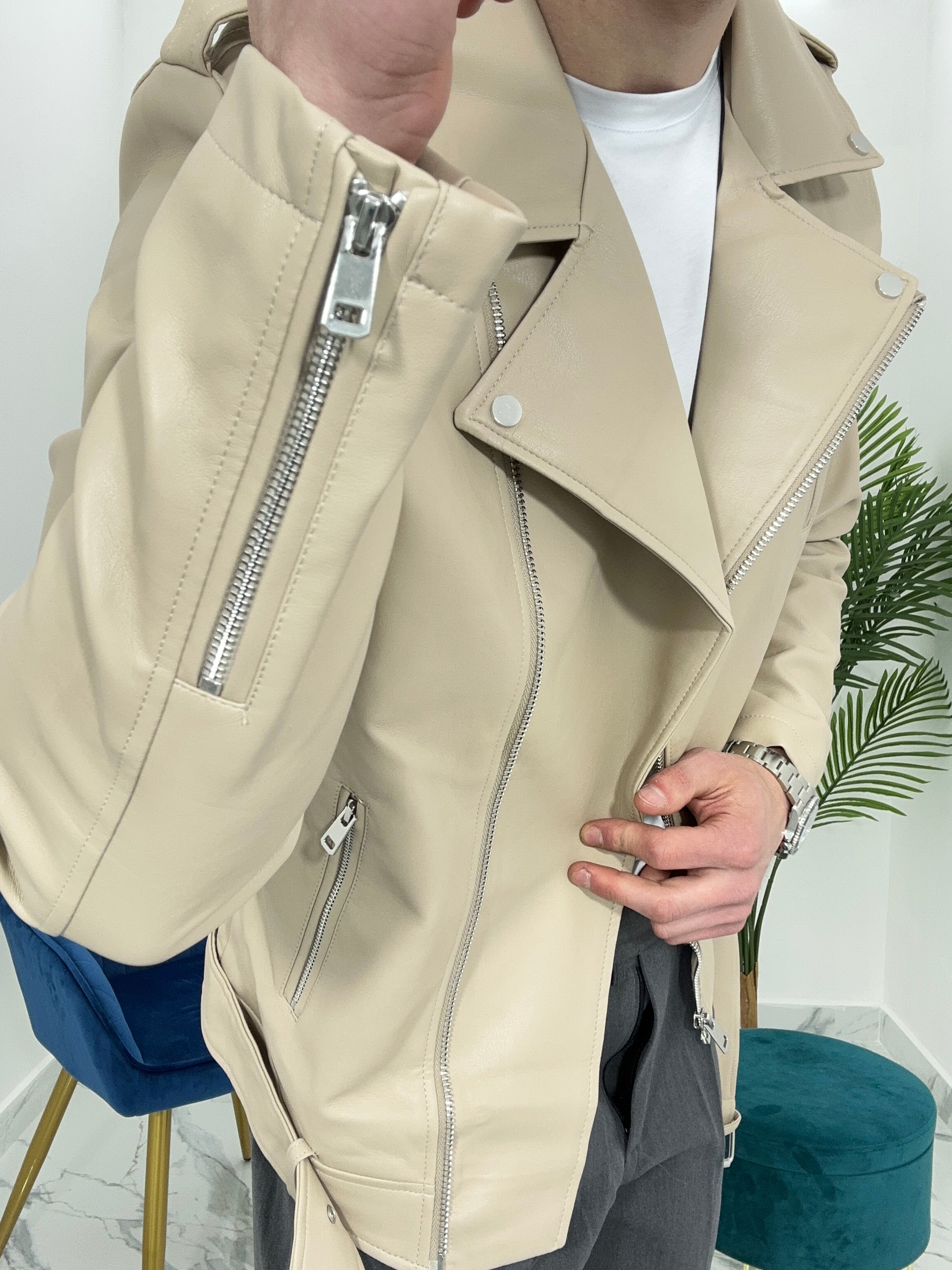 CHIODO ECOPELLE - COL.BEIGE