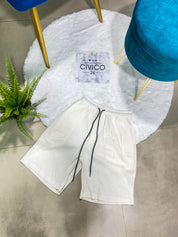 PANTALONCINI MICROFANTASIA - col.BIANCO